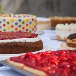 Torta de Morango Fresca e Crocante